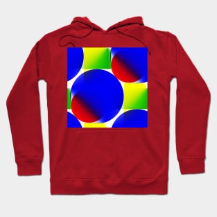 Bright circles and squares Hoodie